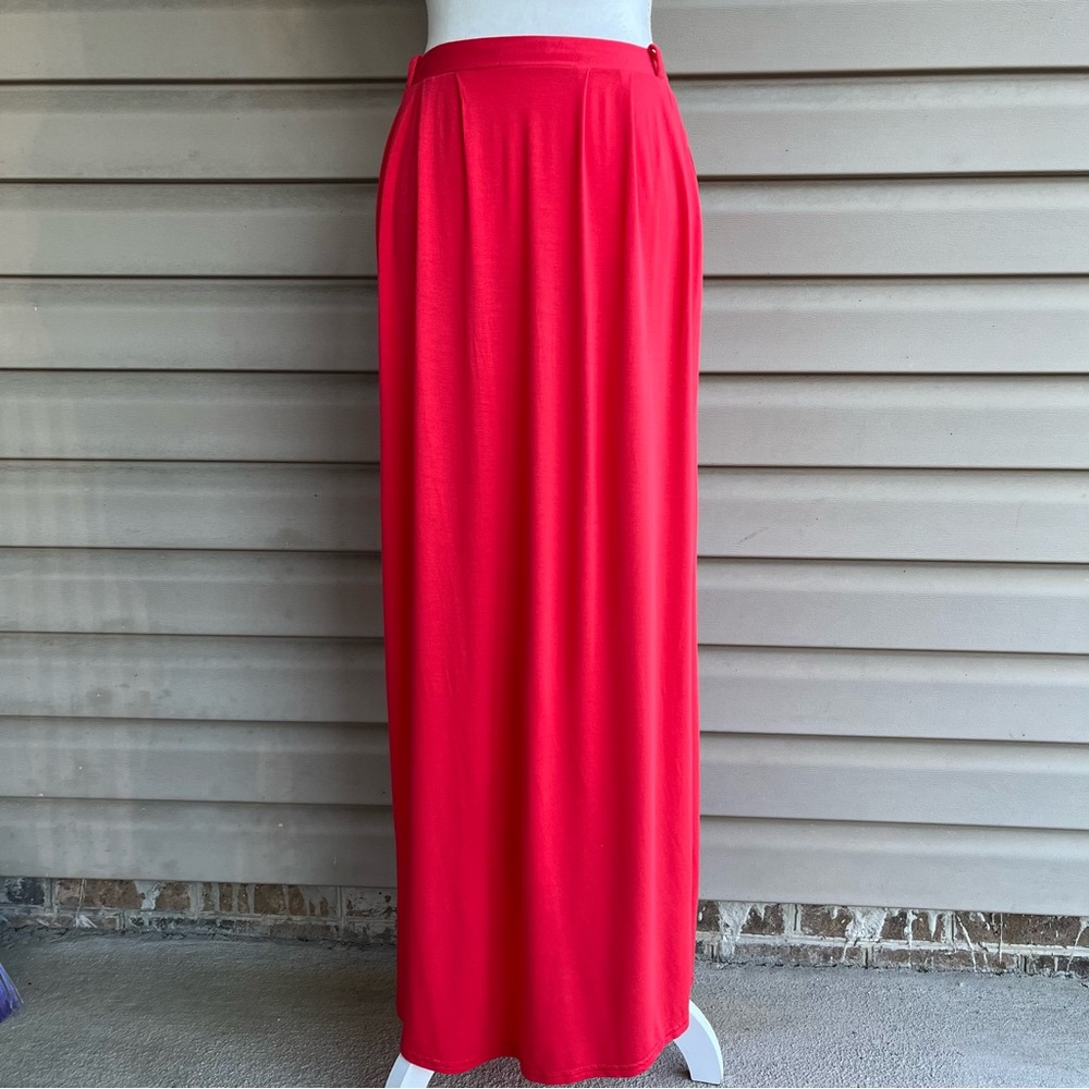 •Atmosphere• Soft Knit Maxi Skirt in Coral - Size 8 (UK 10)